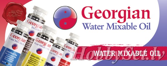 Ūdenī šķīstošu eļļas krāsu komplekts "Georgian Water Mixable Oil", 10x20 ml