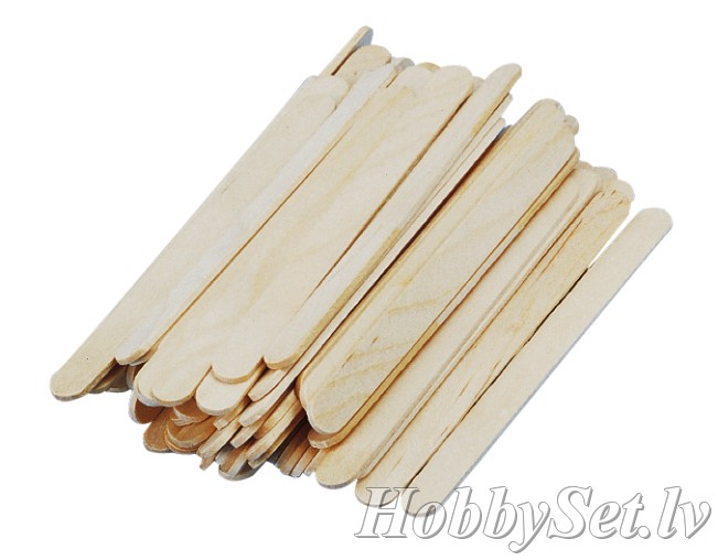 Деревянные палочки для "мороженного", 5.5см, 300 шт, natural