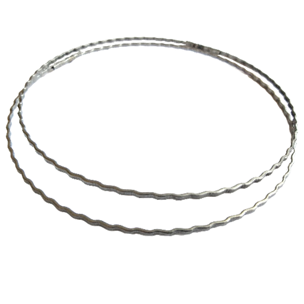 Ribbed Metal Ring