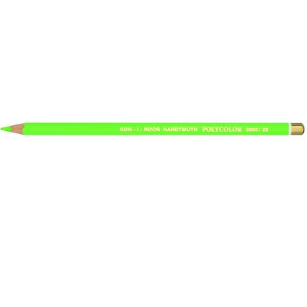 Krāsainais zīmulis māksliniekiem "POLYCOLOR 3800/ 22", dzelteni zaļš