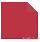 Бумага для скрапбукинга со структурой льна "Scrap & Sand", 30.5x30.5см, 216г/ м2, cardinal red
