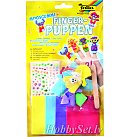 Radošais komplekts putugumijas pirkstiņleļļu izgatavošanai "Finger Puppets Kit-CHILDREN", 5 tēlu iz