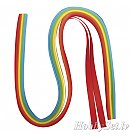 Paper strips for Quilling, 50x0.9cm, 80g/ m2, 100pcs, rainbow