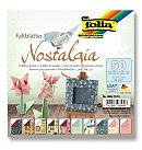 Origami paper "NOSTALGIA", double-sided, 15x15cm, 10 designs, 50 sheets, 80g/ m2