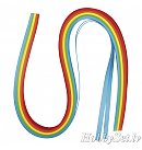 Paper strips for Quilling, 50x0.6cm, 80g/ m2, 100pcs, rainbow