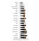 SIMPLY комплект синтетических кистей "Gold Taklon", длинные ручки, упак.10шт (Round 1,3,5, Flat 2,8, Bright 2,6,10, Filbert 2,6)