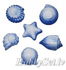 Soap molds "Shells", 6 themes, 4 - 6.5сm