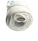 Шнур для плетения узлов, D: 2 мм, ок. 180 г, 70 м, 80% хлопок, 20% полиэстер, white