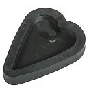 Casting mold "Pendant", heart, 2.7x3.9cm