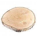 Bērza koka ripa, D:25-28cm, biezums 2.5cm, 1 gab.