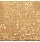 Skrapbukinga papīra kolekcija "Summer Botanical Diary", 20x20cm, 200g/ m2, 10 divpusējas loksnes