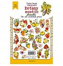 Izgrieztu papīra dekoru komplekts "Botany Exotic Fruits", 54 gab.