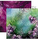Skrapbukinga papīrs "13@rts: Aurora, Purple morning", divpusējs, 30.5x30.5 cm, 250g/ m2, 1 loksne