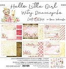 Skrapbukinga papīra kolekcija "Craft O'Clock: Hello Little Girl", 30.5x30.5 cm, 250g/ m2, 6 divpusējas loksnes, 12 dizaini