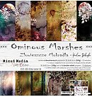 Scrapbooking paper collection "Craft O'Clock. Mixed Media: Ominous Marshes", 30.5x30.5cm, 250g/ m2, 6 double-sided sheets, 12 designs