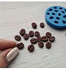 Silikona veidne "Kafijas pupiņas", 16 pupiņas, apt. 0.6-0.9 cm