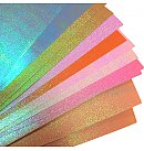 Mirdzoša papīra komplekts, dažādas krāsas, A5, 2x7 krāsu loksnes, 215g/ m2