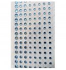 Pašlīmējošās strazas, D:3-5mm, 128 gab., zilas