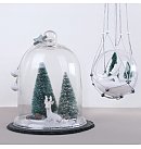 Декоративные снежные ели, зеленые, 2x9см + 2x12см, в компл. 4 шт., ZS