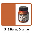 Краска металлик Lumiere #543 для ткани, кожи, дерева, бумаги, 66.54 мл, жженый оранжевый