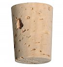 Pointed cork, 27mm x D:21/ 18mm, 6 pcs.