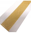 Decorative wax stripes, 2mm x 20cm, 11 pcs., gold