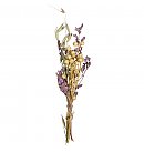 Kaltētu ziedu pušķis, 18-20cm, ceriņu-violeti toņi
