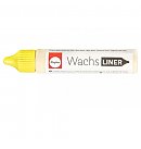 Wax paint for candle decorations "Wax-liner", 30ml, golden yellow