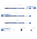 Ручка гелевая "G-Point", 0.38мм, синяя