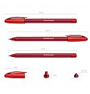 Lodīšu pildspalva "U-108 Original", trīsstūrveida korpuss, 1.0mm, sarkana
