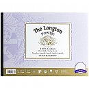 LANGTON PRESTIGE альбом 100% хлопковой акварельной бумаги, грубое зерно, 300г/ м2, 25.5 x 35.5 см, 12 листов