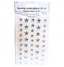 Pašlīmējošo strazu komplekts "Stars", 2 izmēri, 46 gab., sudrabs/ kristāls