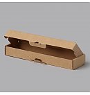 Mikro-gofrēta kartona kaste ar atlokāmu vāku, 280x90mm, H:50mm, brūna, Nr.4