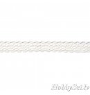 Тканевая клейкая лента "Lace", 17мм х 2.5м, white