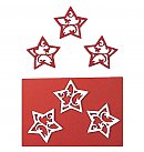 Filca dekors "Zvaigznes", D:6 cm, 6 gab., ZS