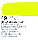Akrila krāsa "A'KRYL REFLEX", 100ml, #49: fluorescējoša dzeltena
