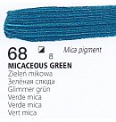 Aкриловая краска "A'KRYL IRIDESCENT", 100мл, #68: MICACEOUS GREEN