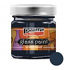 Glass paint, solvent based, 30 ml, storm blue