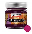 Caurspīdīga krāsa stiklam, uz šķīdinātāja bāzes, 30ml, madženta (purpursarkana)