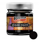 Glass paint, solvent based, 30 ml, black