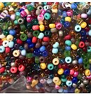 Czech glass beads Nr.9, 40g, mix