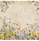 Skrapbukinga papīra kolekcija "Summer Botanical Diary", 30,5x30,5cm, 200g/ m2, 10 divpusējas loksnes