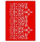 Stencil "Border Lace" (346), 15x20 cm