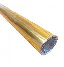 Aluminum foil for gift wrapping, double sided, laminated, 50 x 78 cm, silver/ gold
