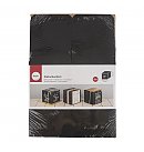 Salokāmas kastītes, 10x10x10cm, 3 gab., melnas