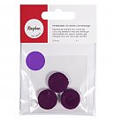 Color pigment for wax, paraffin and gel candles, tablet D:2cm, 3 pcs, purple