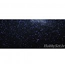 Self-adhesive film with glitter, 10x23 cm, black